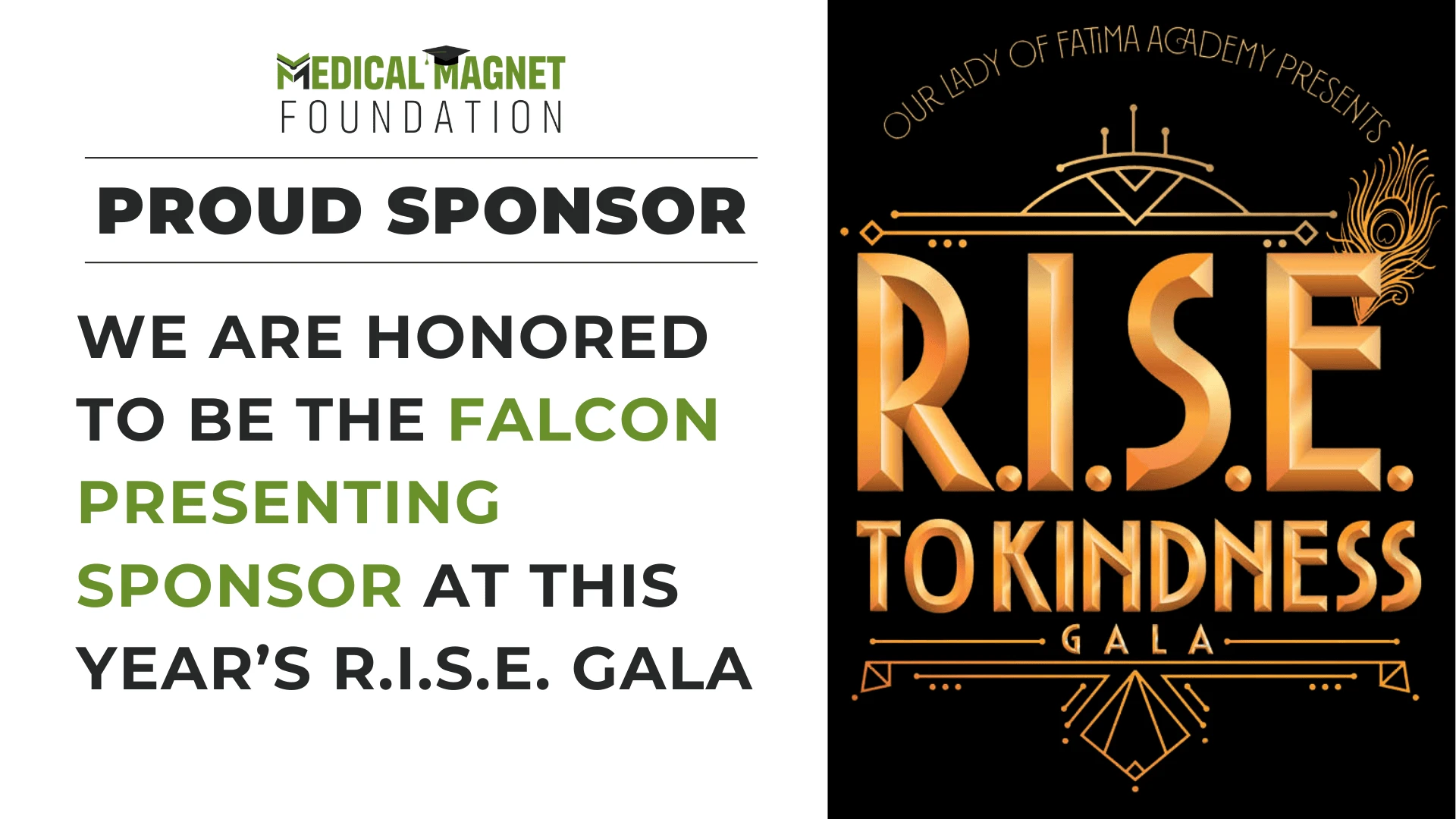 Medical Magnet Foundation Attends Gala As The Falcon Presenting Sponsor